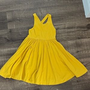 Alice+Ames pinafore dress size 6 marigold yellow